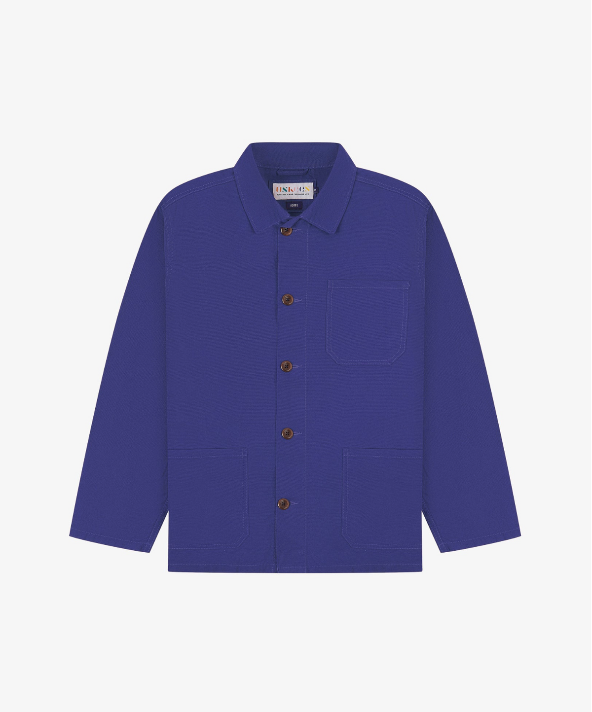 Uskees 3001 Overshirt - Ultra Blue