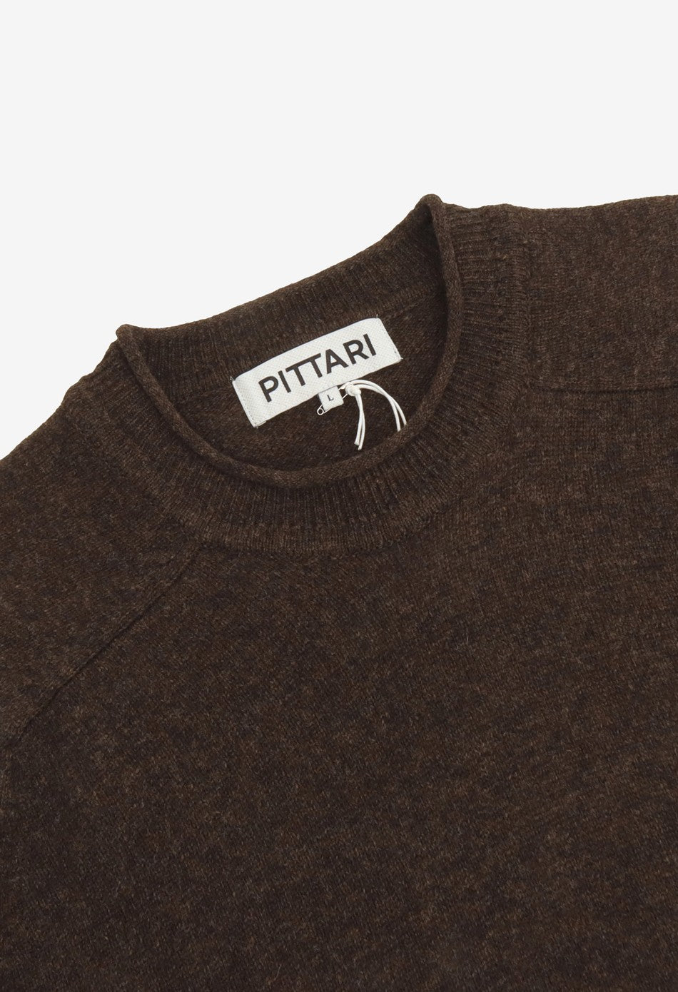 Pittari Usk Lambswool Sweater - Cocoa