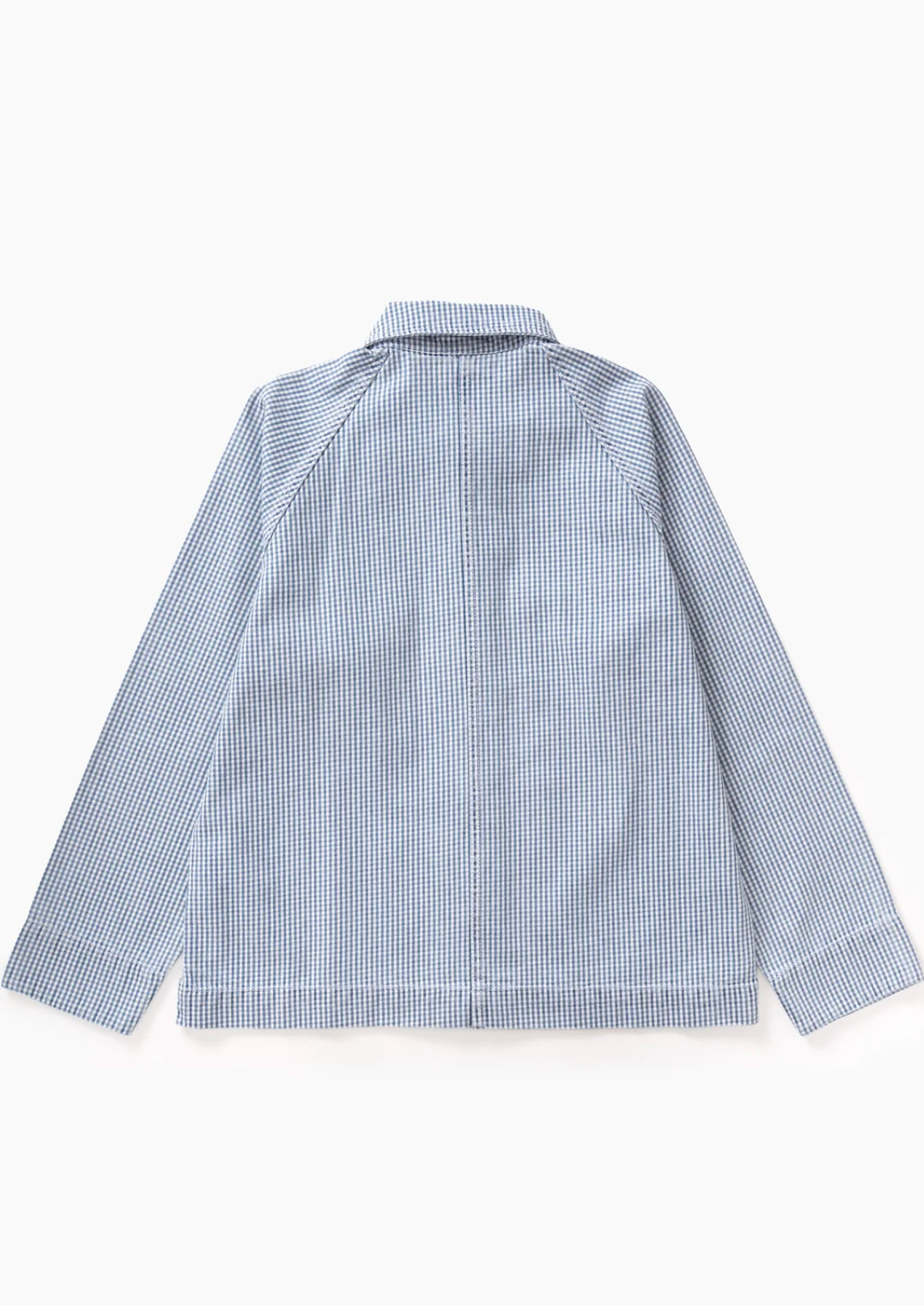 Service Works House Gingham FOH Overshirt - Blue