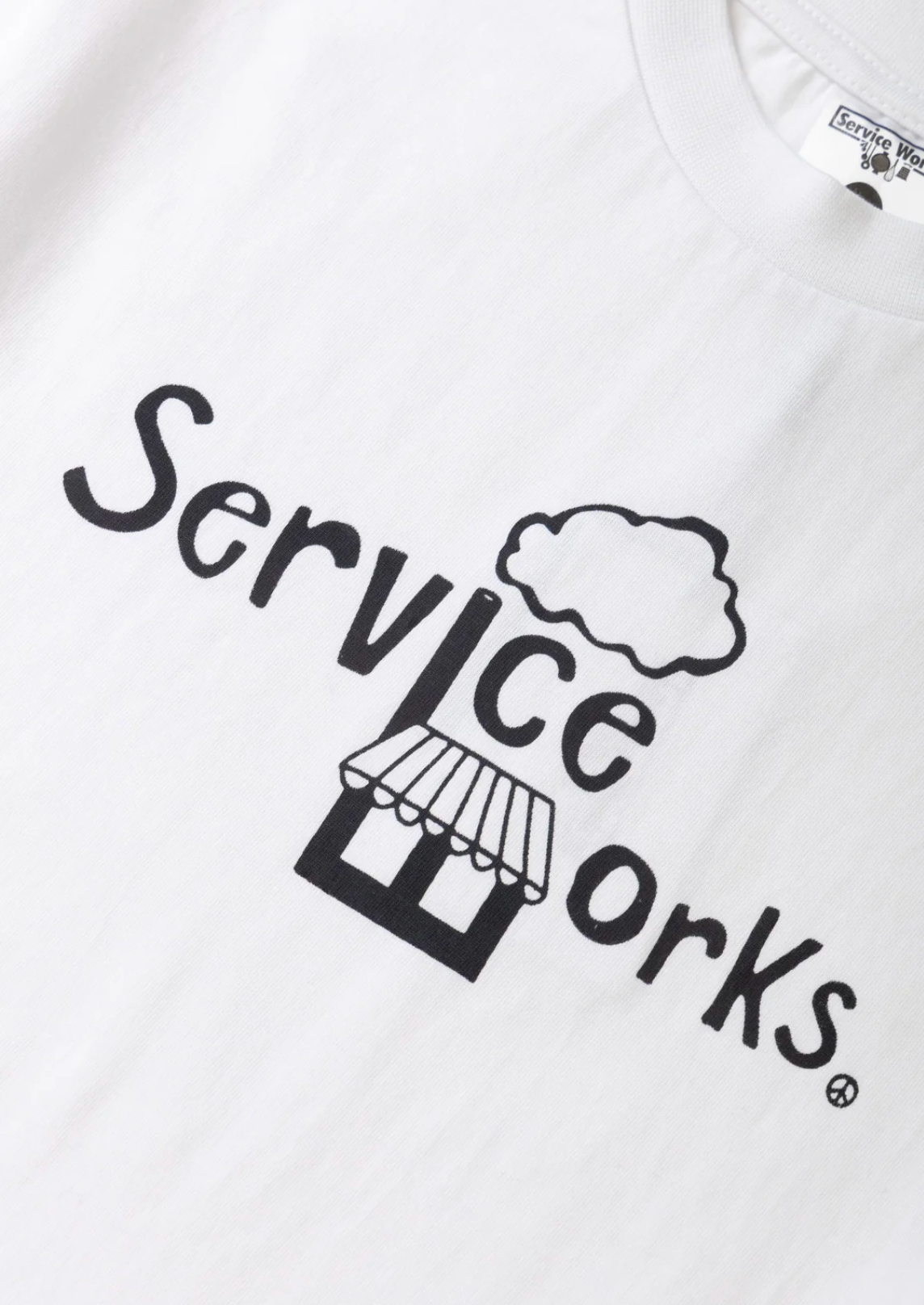 Service Works Kiosk Tee - White